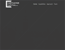Tablet Screenshot of cantilevercapital.com